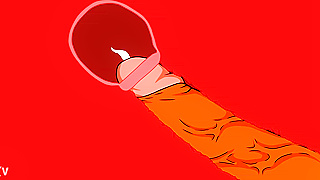 Gwada Shemale Rides Mickeys Huge Cock with Wild Abandon in Steamy Cartoon Fuck Fest