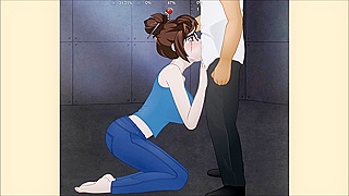 Mei Takes Her Partners Cock Deep Down Her Throat in Steamy Blowjob Action