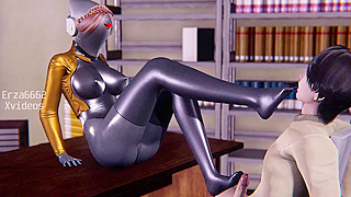 Twin Temptresses from Atomic Heart Share Forbidden Pleasures in Steamy Hentai Tryst