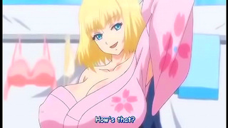 Blonde Hentai Goddess Takes Huge Cock Deep in Busty Shemale Style