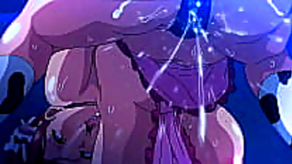 Busty Anime Vixen Cheats with Massive Cock in Steamy NTR Anal Scene