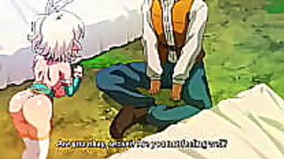 Voluptuous Anime Beauty Bathed in Hot Cum After Wild Ride