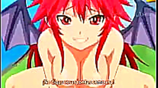Vampire Beauty Enjoys Wild Triple Desire Adventure in Steamy Anime Night