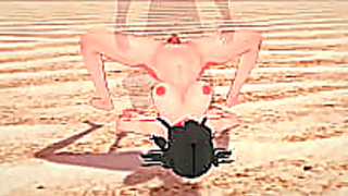 Nanamis Busty Pleasure on the Beach – Wild Titfuck creampie Action