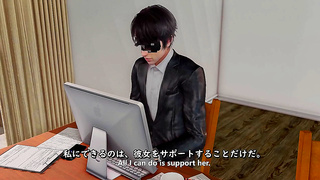 Anime Seductress Teases with Busty Curves in Steamy BDSM Pleasure Scene