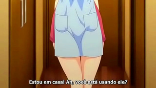 Anime Beauty Flooded with Steamy Loads in All Her Tight Holes