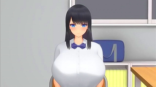 Curvy Pleasures Lover with Steamy Hentai Blowjob Wild Ride