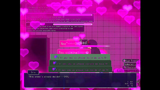 Busty Anime Babe Pleasured by Futuristic AI Lover in Steamy Game Scene