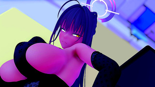 Delva Takes Thick Cock as Huge Tits Bounce Temptingly in Steamy Hentai Action