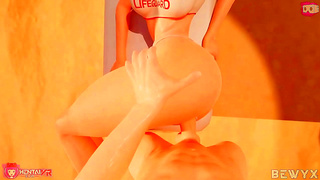 Anyas Seductive Spy Outfit Ignites Steamy Encounter in Animated Espionage Tale