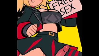 Anime Milf Seduces Black Stud with Thirsty Cunt Tight Ass Crack