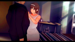 Busty Student Catches Teachers Massive Hard-on in Steamy Classroom Encounter