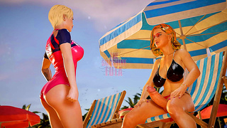 Fortnite Babes Dominate Giant Cocks in Steamy Anime Sex Battle