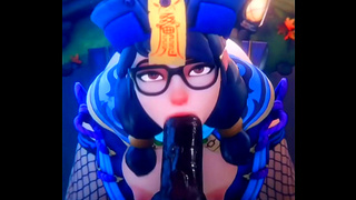 Seductive Anime Beauty Takes Cock Deep with Blowjob Wild Ride Ending in Hot Facial
