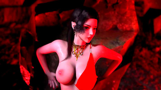 Blue-Haired Anime Vixens Heat Up the Shoreline with Steamy Outdoor Fun