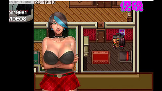 Scarlet Black Widow Pleasures Gamer Guy on Couch with Hot Blowjob Action